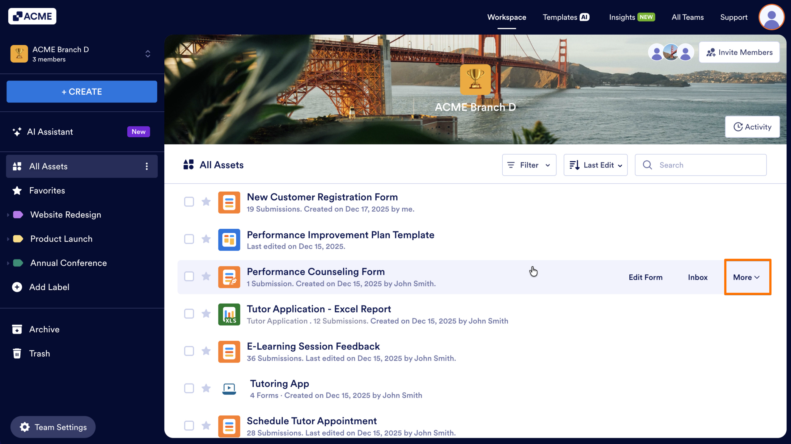 How to View Submissions in a Team Workspace Image-3