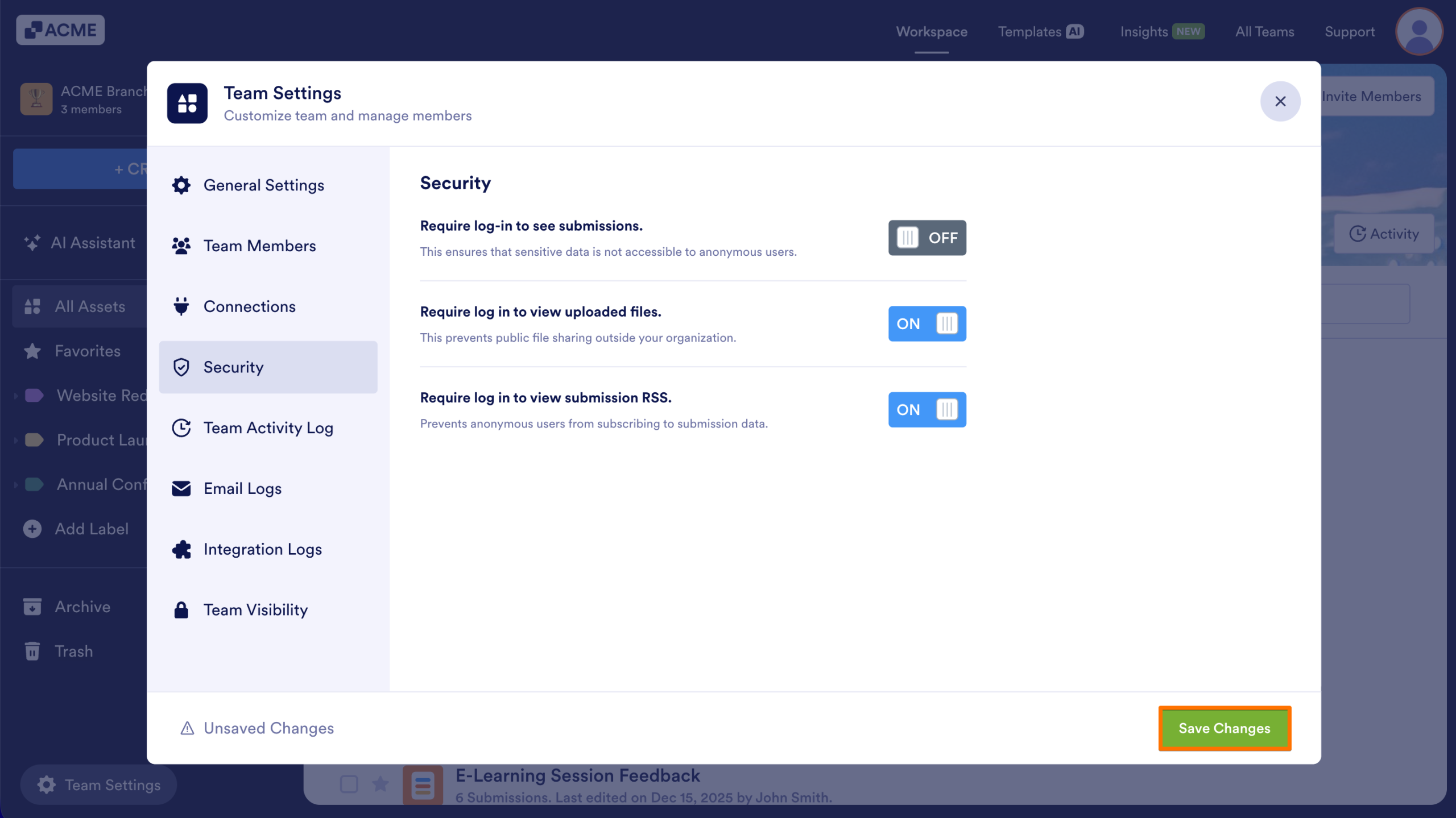 How to Disable Log-in Requirements to View Submission Data Image-4