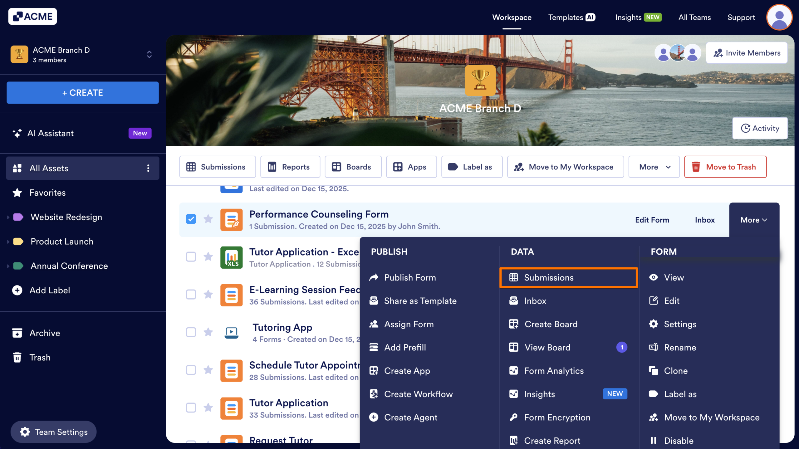 How to View Submissions in a Team Workspace Image-4