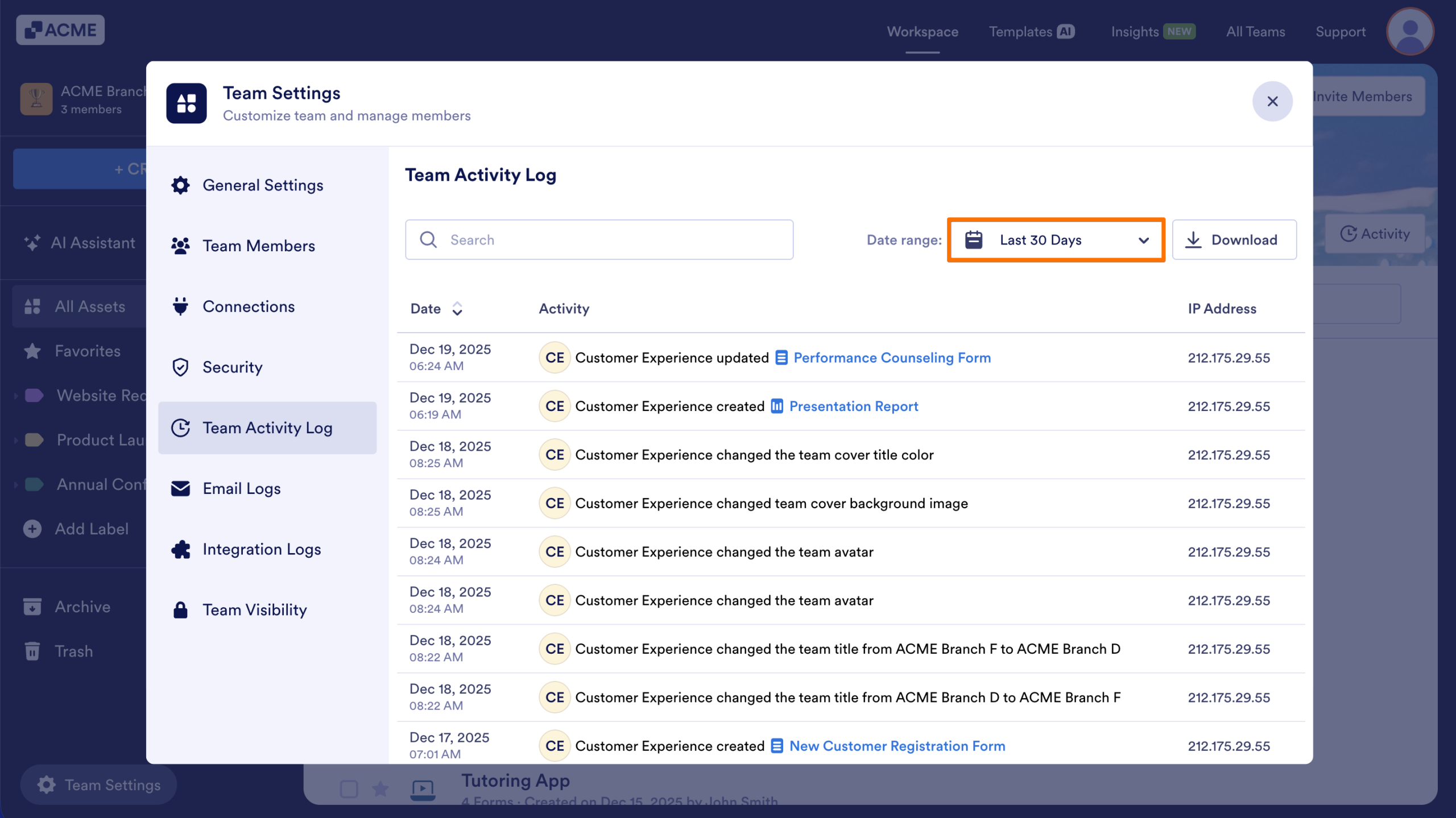 How to View Team Activity Logs Image-5