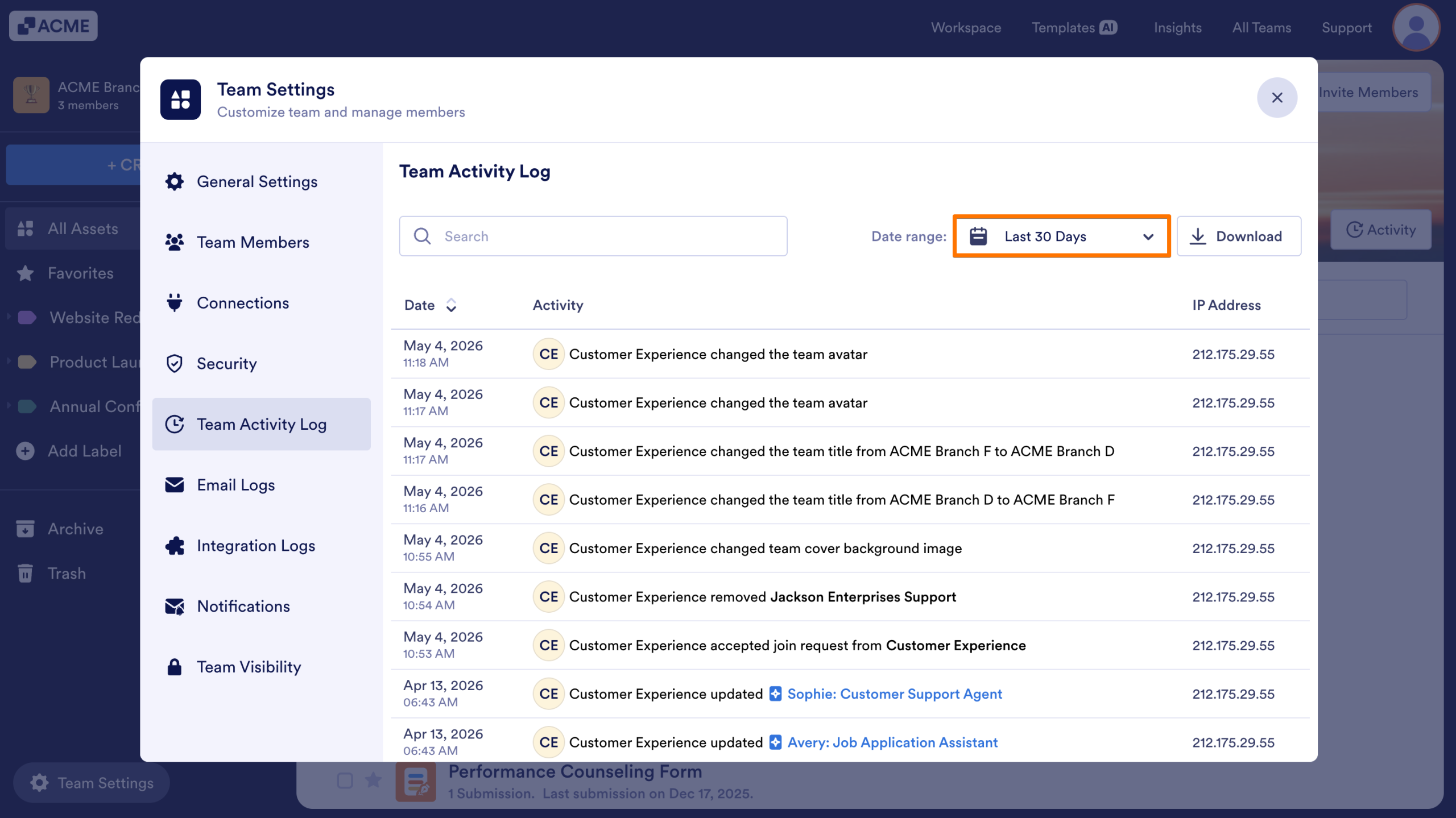 How to View Team Activity Logs Image-5