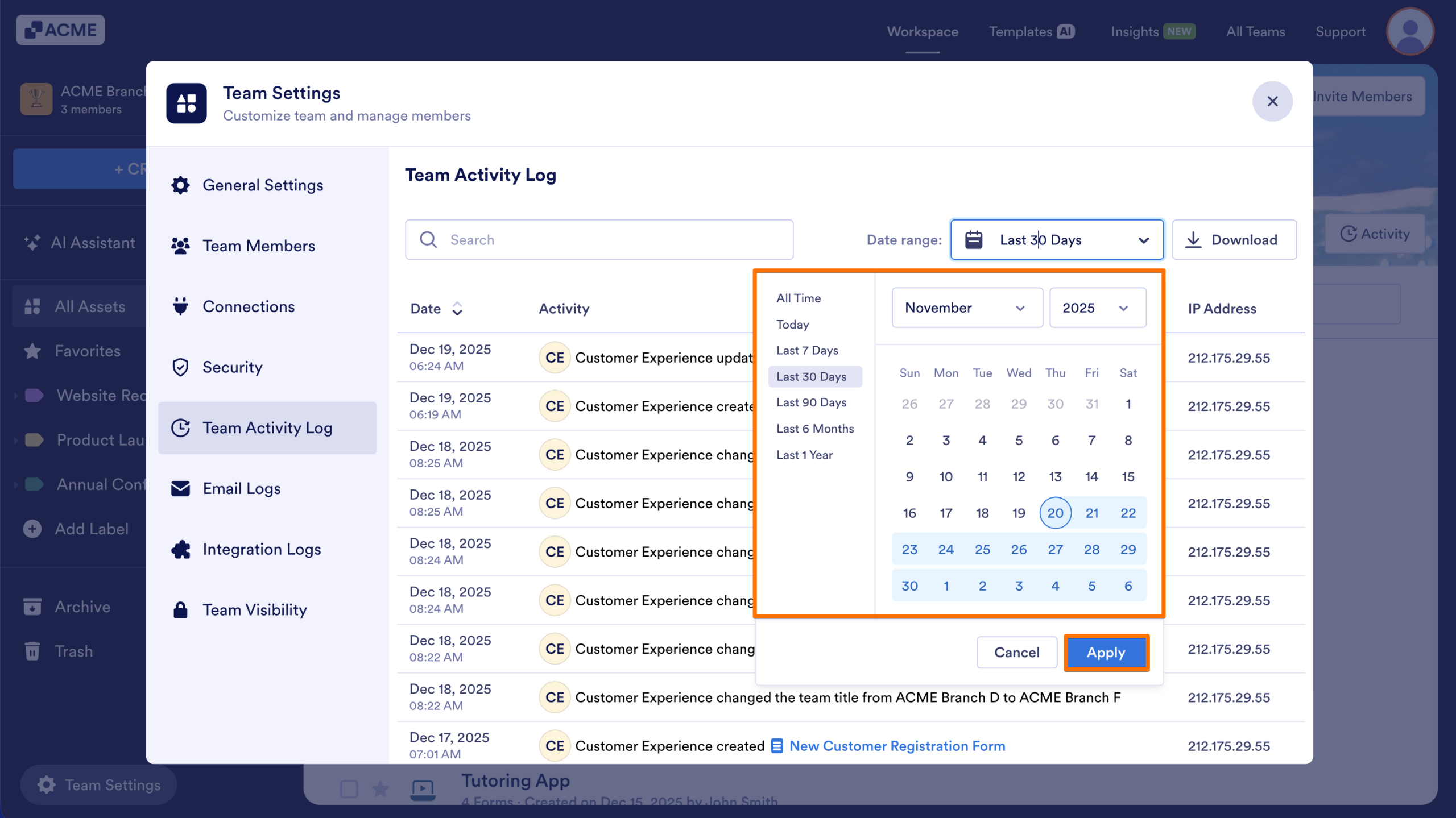 How to View Team Activity Logs Image-6