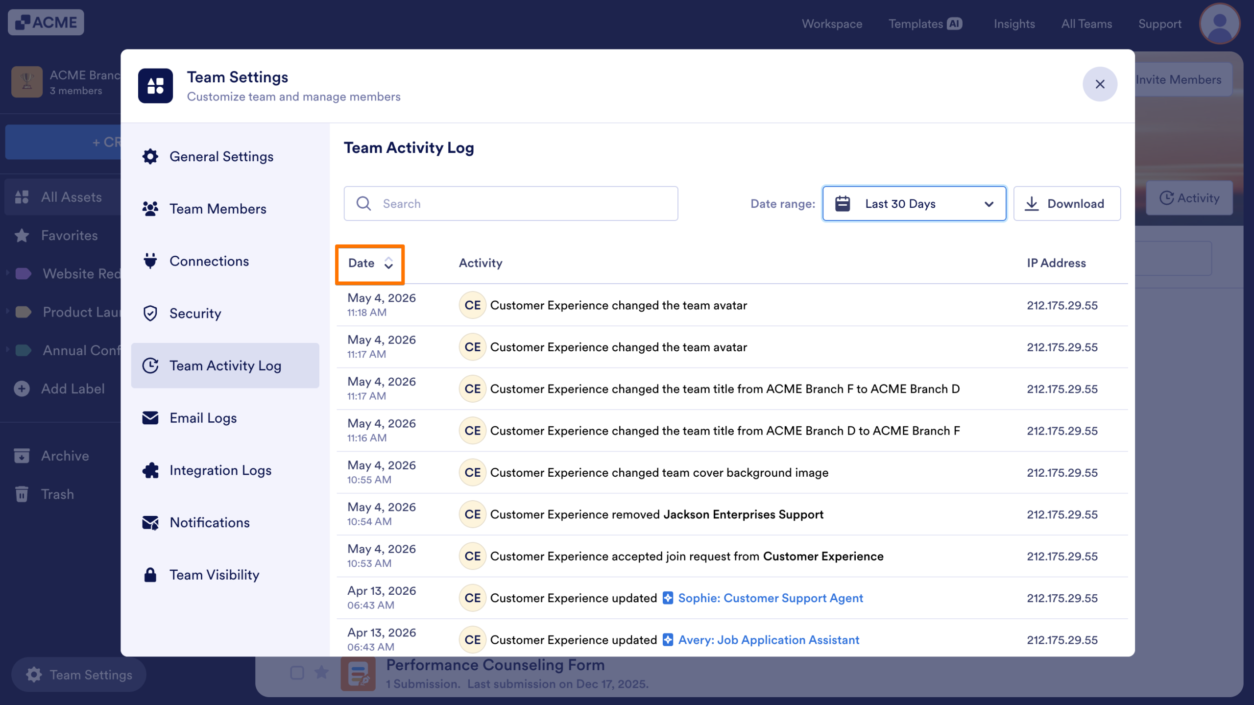 How to View Team Activity Logs Image-7
