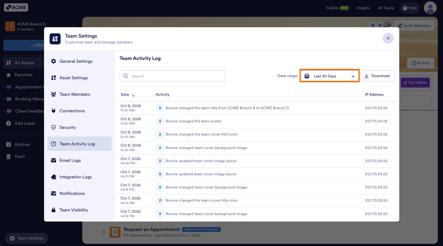How to View Team Activity Logs Image-5