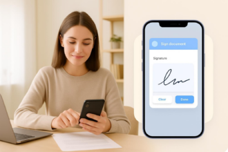 How to use the Jotform Sign Mobile app to sign documents on iPhone