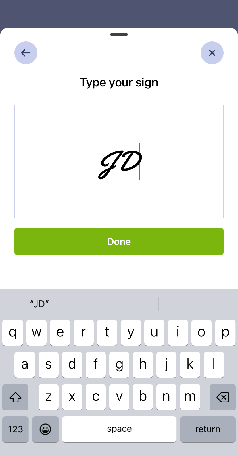 Jotform Sign Mobile Add Signature