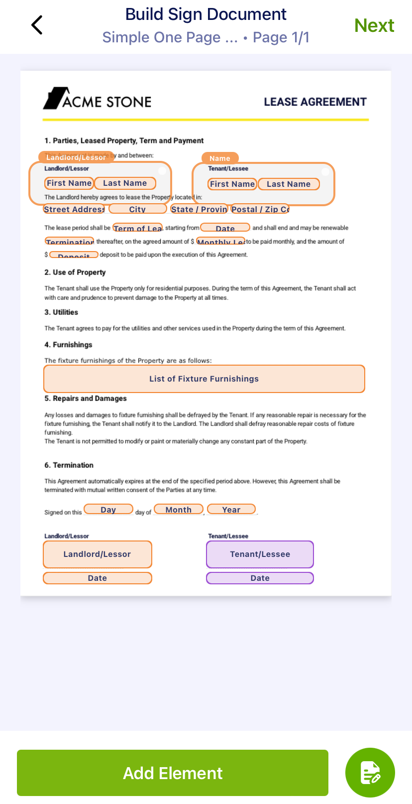 Jotform Sign Mobile Sign Template Example