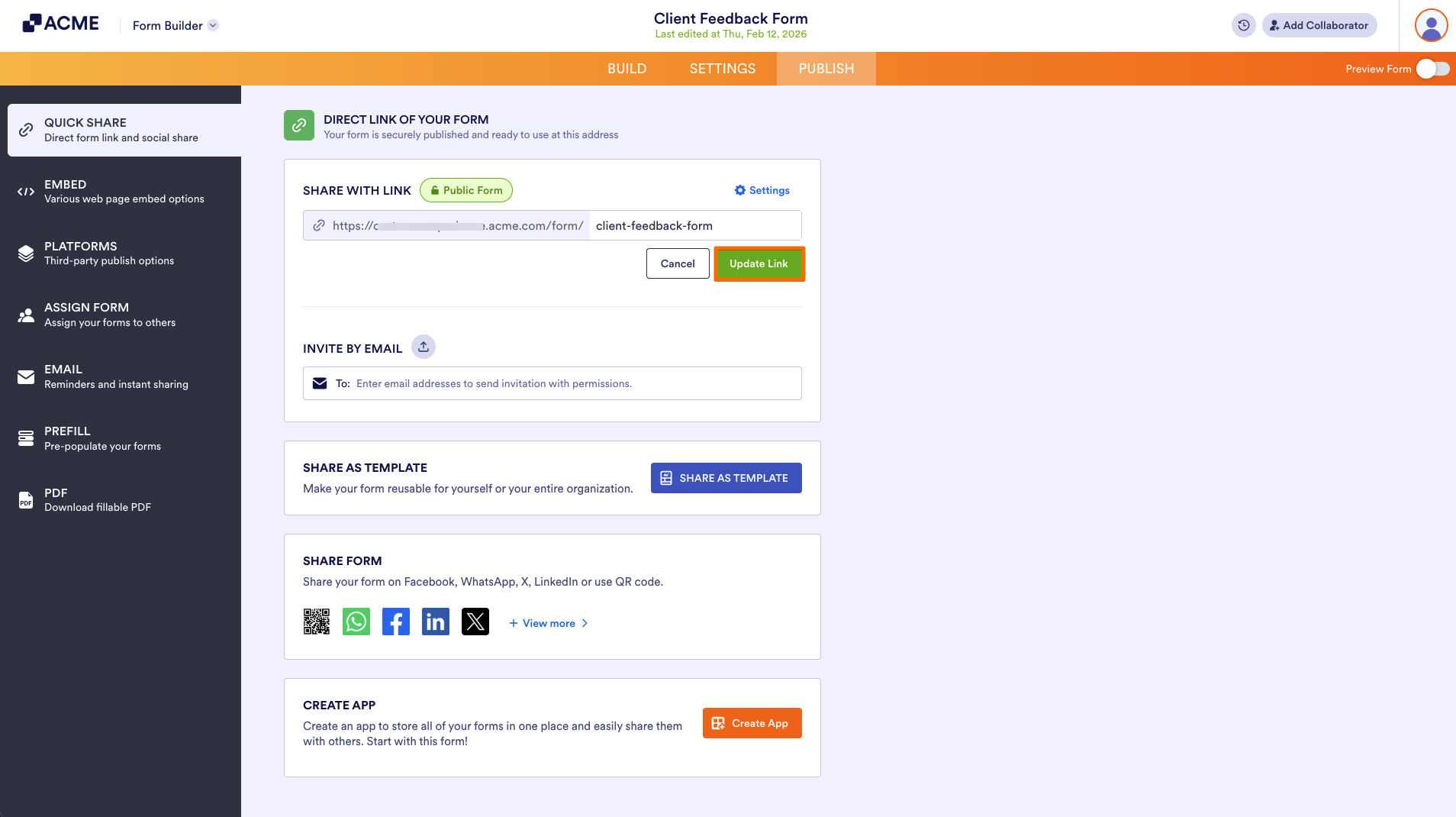 How to Create a Custom URL for Your Form Image-3