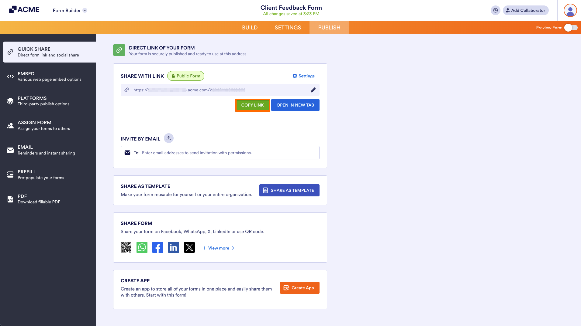 How to Create a Custom URL for Your Form Image-4