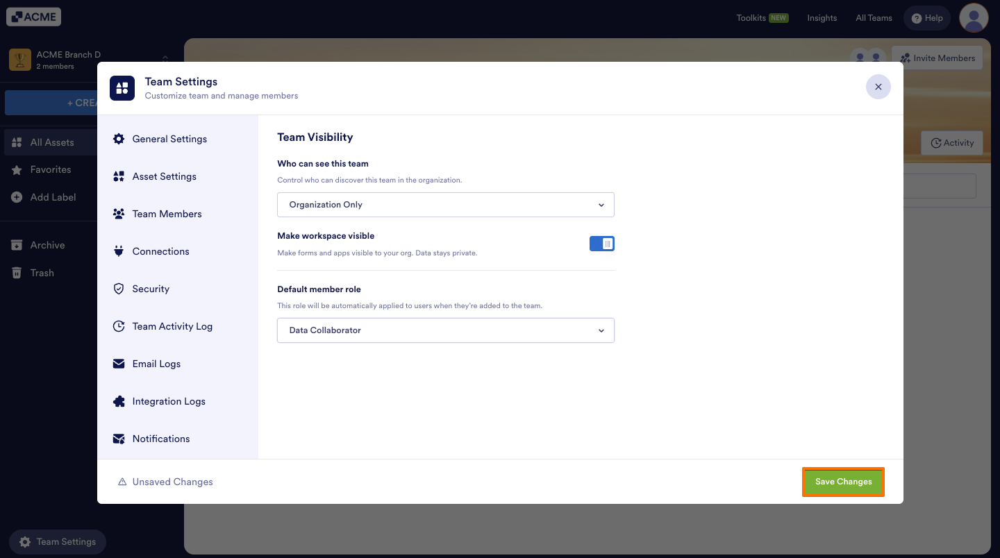 How to Change the Default Member Role as a Team Admin Image-4