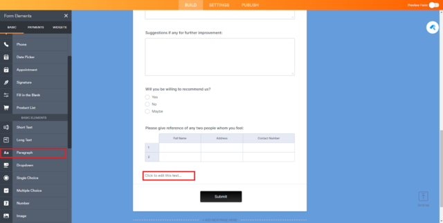How to add a hyperlink in Microsoft Forms | Jotform Blog