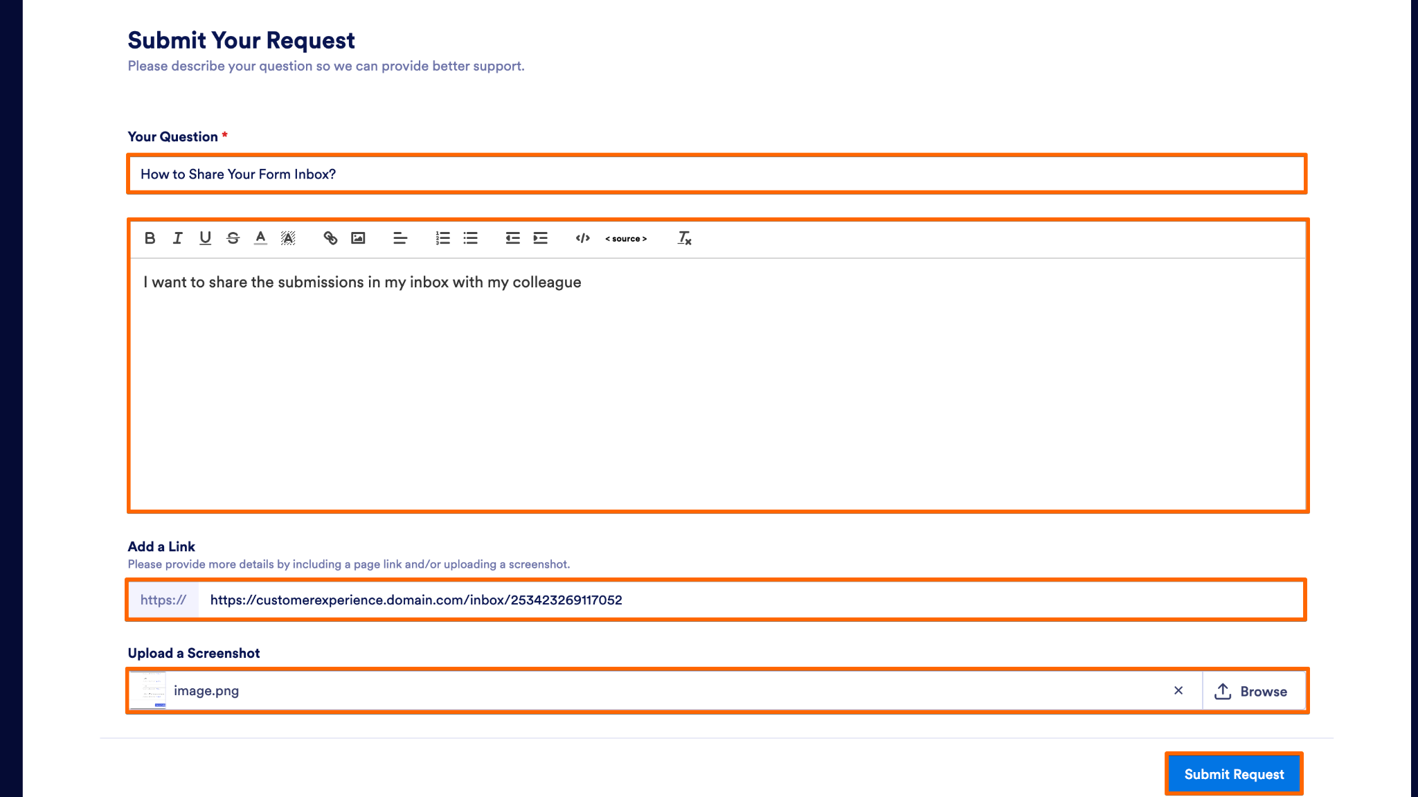 How to Contact Support Team from the Support Page Image-3