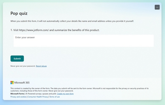 How to add a hyperlink in Microsoft Forms | The Jotform Blog