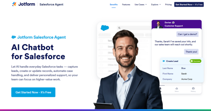 10 real-world Agentforce use cases & examples | Jotform Blog