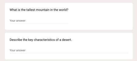 Short answer vs paragraph in Google Forms | Jotform Blog