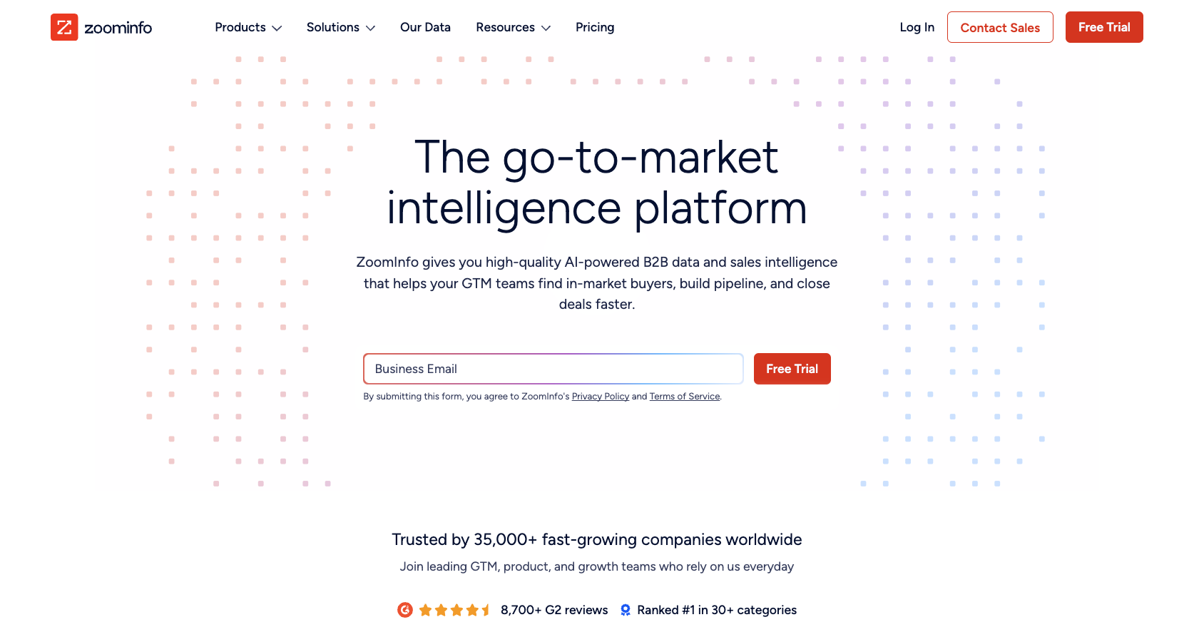 ZoomInfo Landing Page
