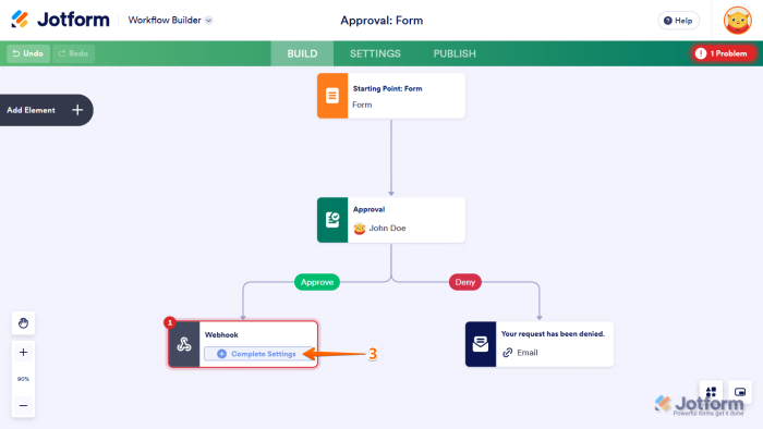 How to Create a Webhook in Jotform Workflows