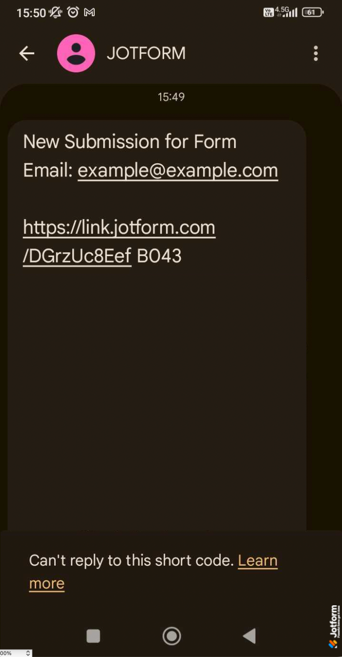 How to Set Up Text Message/SMS Notifications in Jotform Image-8