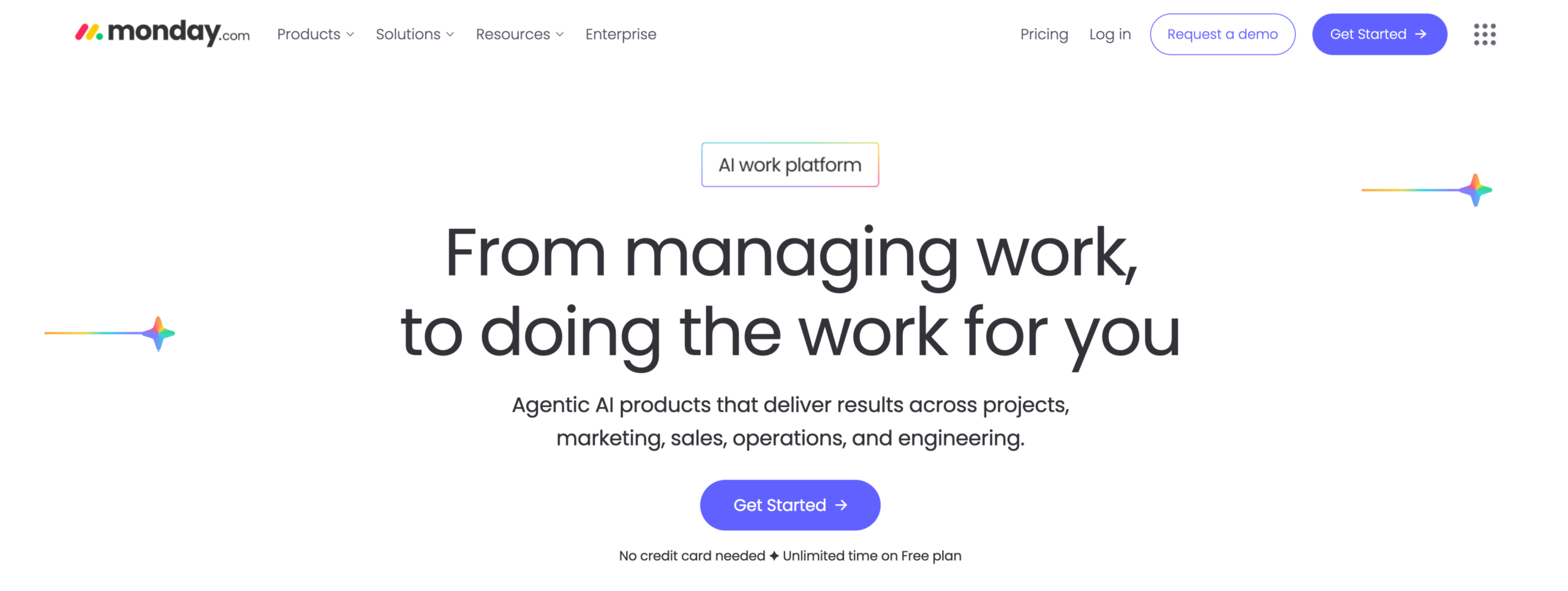 Screenshot of Monday