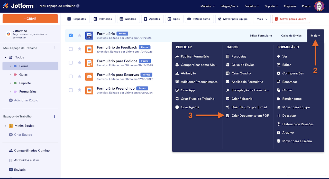 Criando Documento PDF