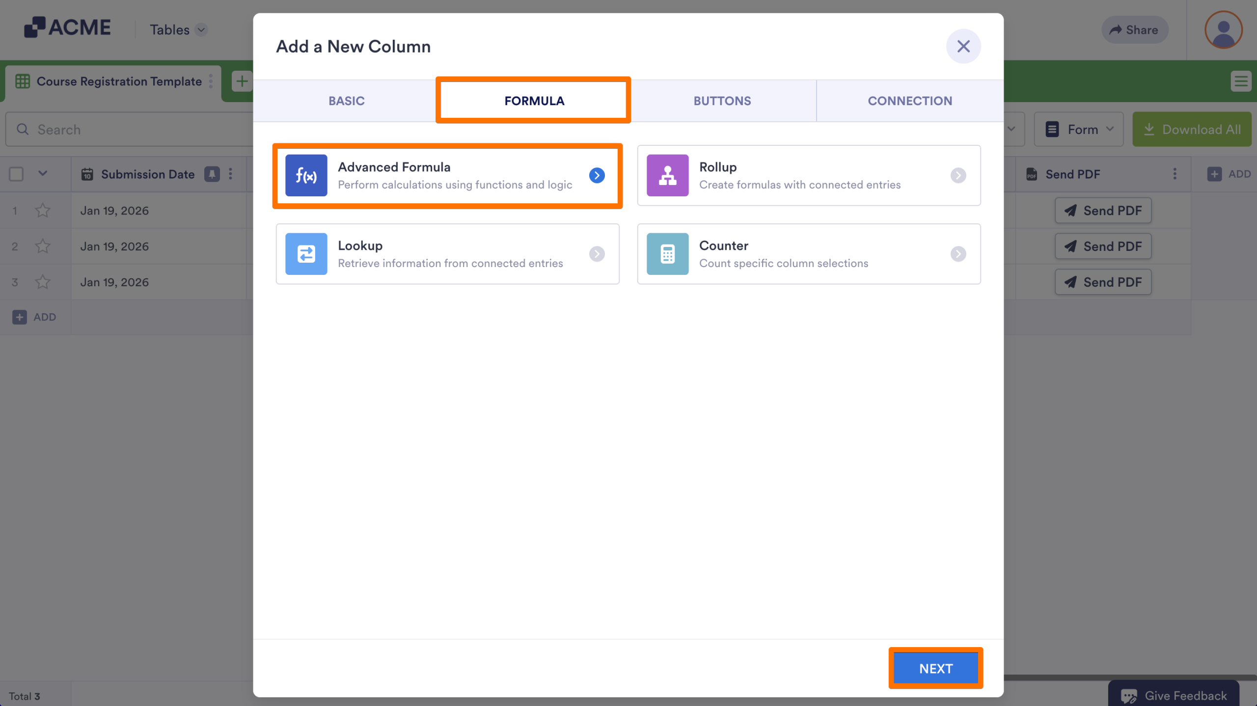 Using Advanced Formula in Tables Image-2