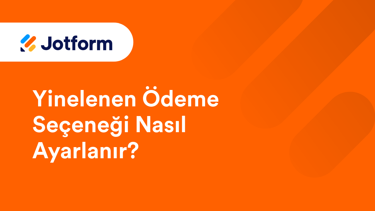 Ödeme Formları