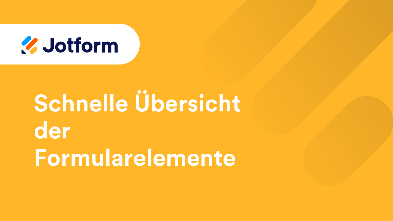 Erste Schritte mit Jotform