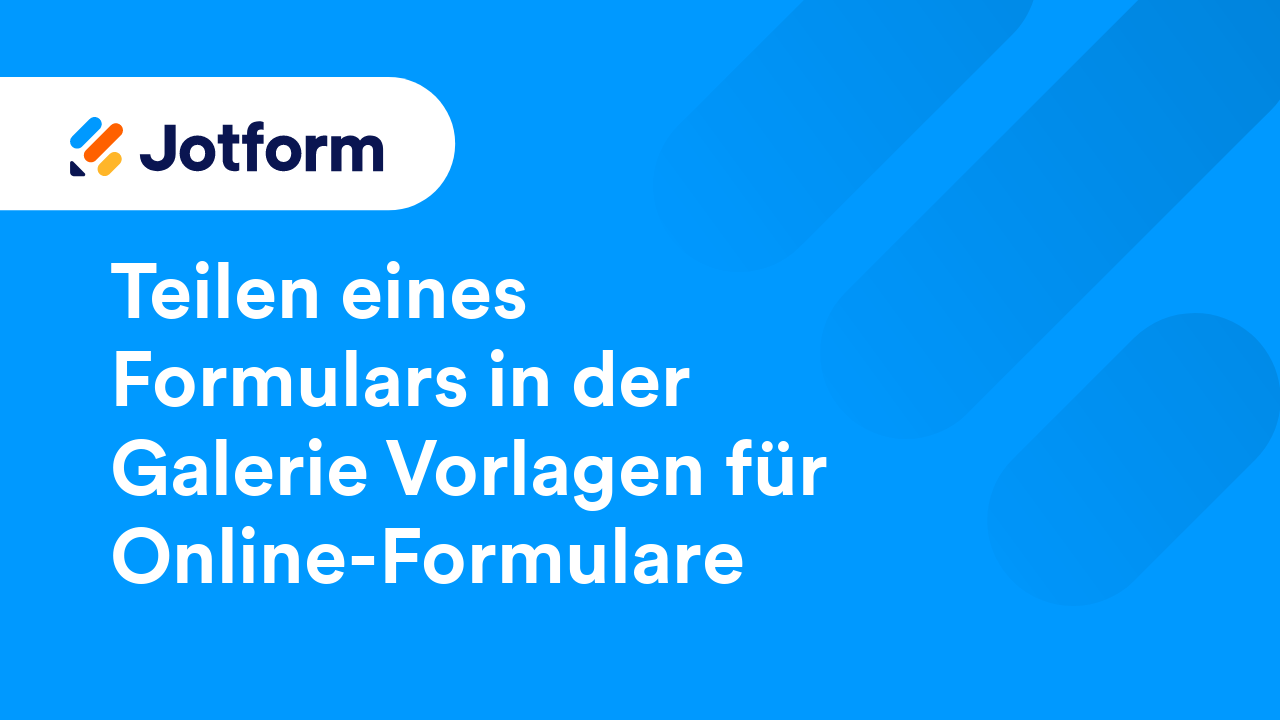 Formulare teilen