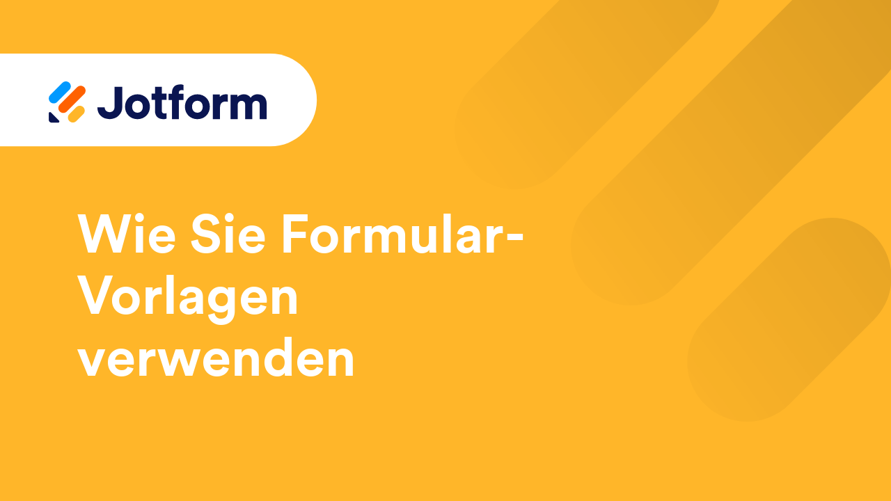 Erste Schritte mit Jotform