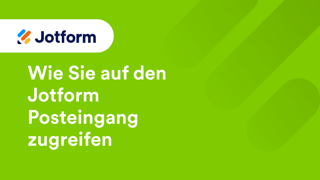 Jotform Posteingang