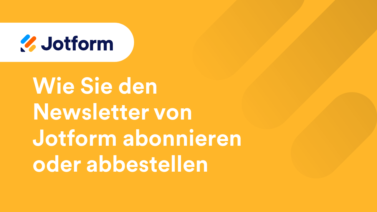 Erste Schritte mit Jotform