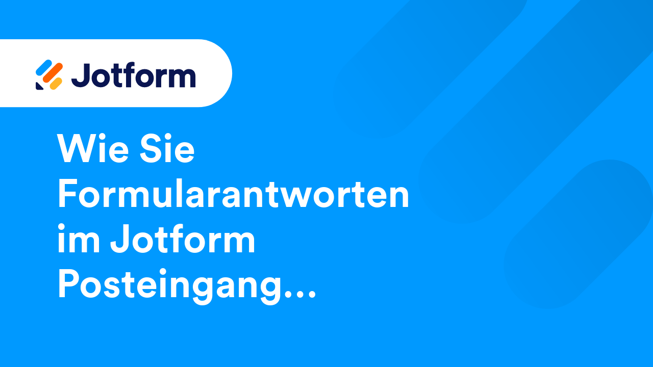 Jotform Posteingang