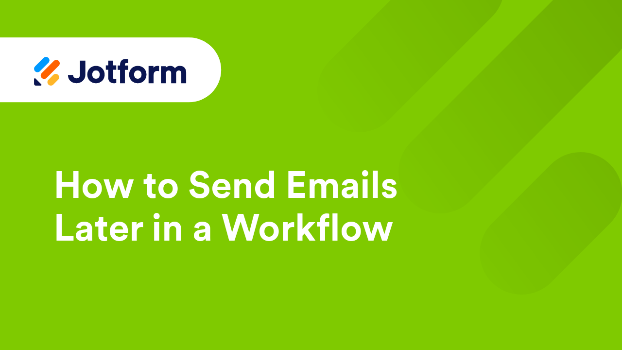 Jotform Workflows