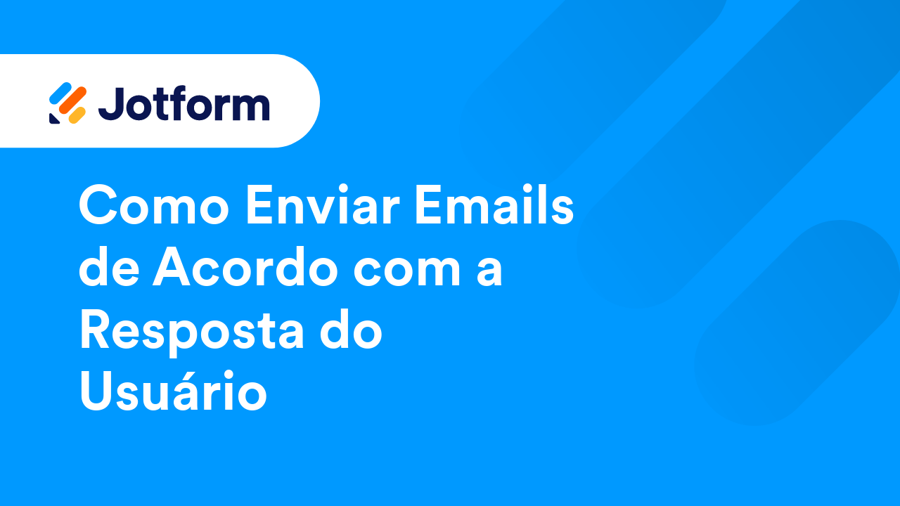 E-mails dos Formulários