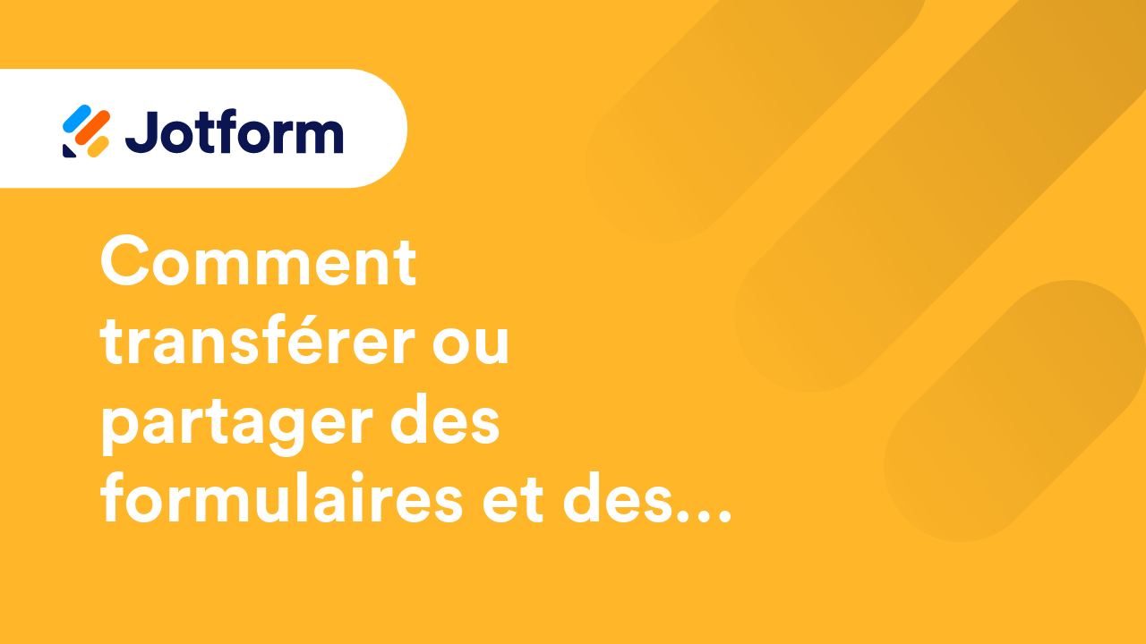 Partager les formulaires