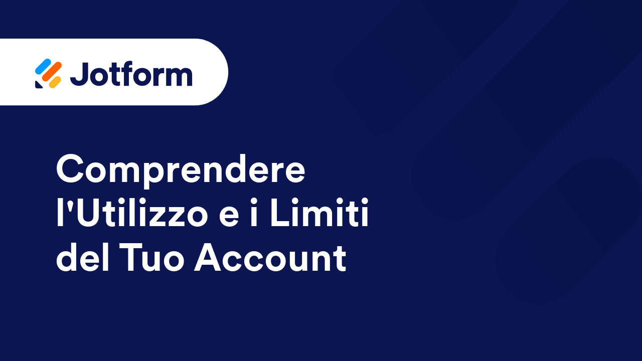 Primi Passi con Jotform
