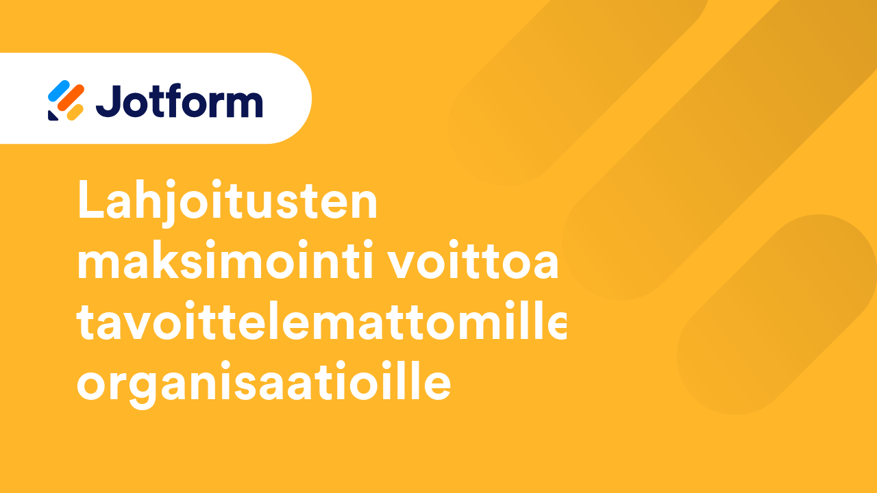 Lahjoituksten maksimointi voittoa tavoittelemattomille organisaatioille