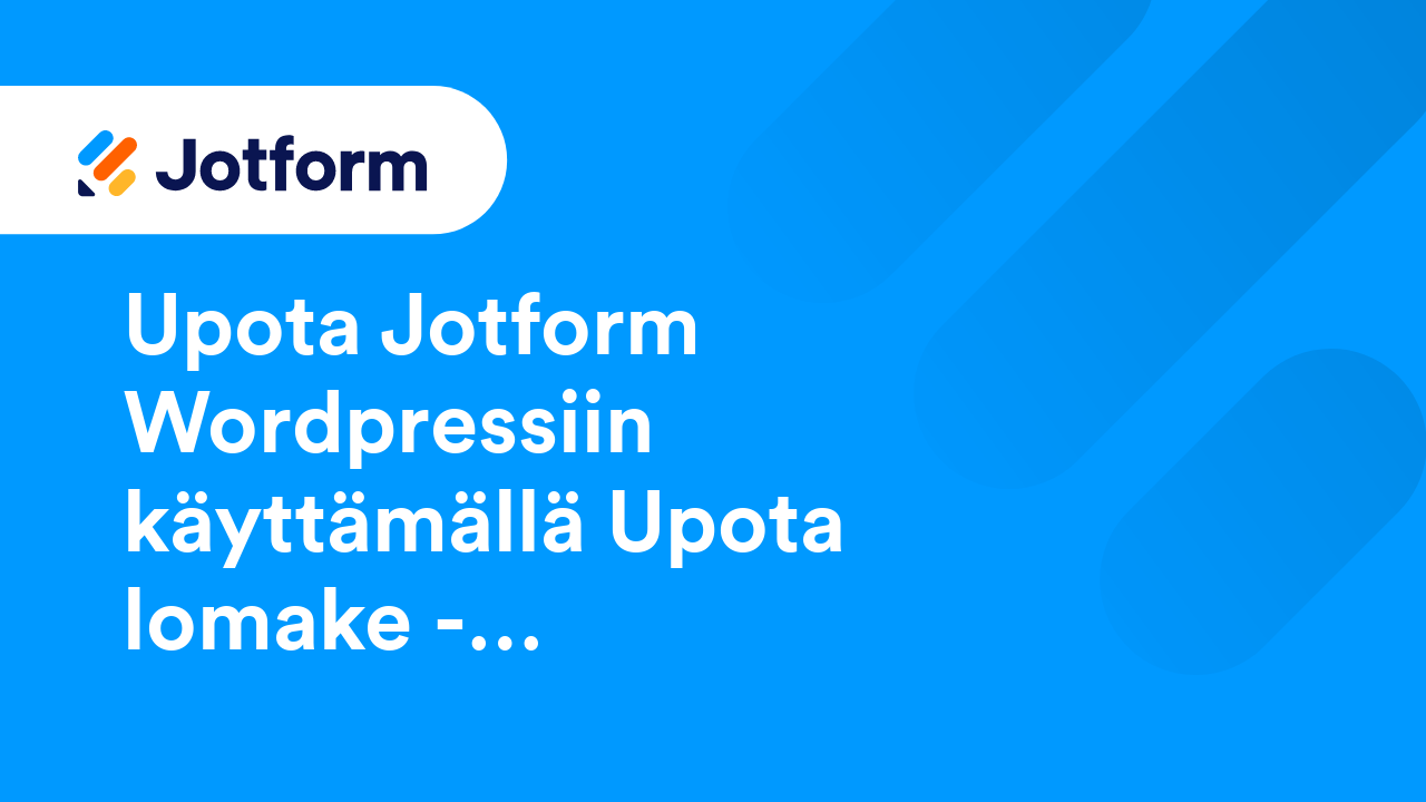 Lomakkeiden jakaminen