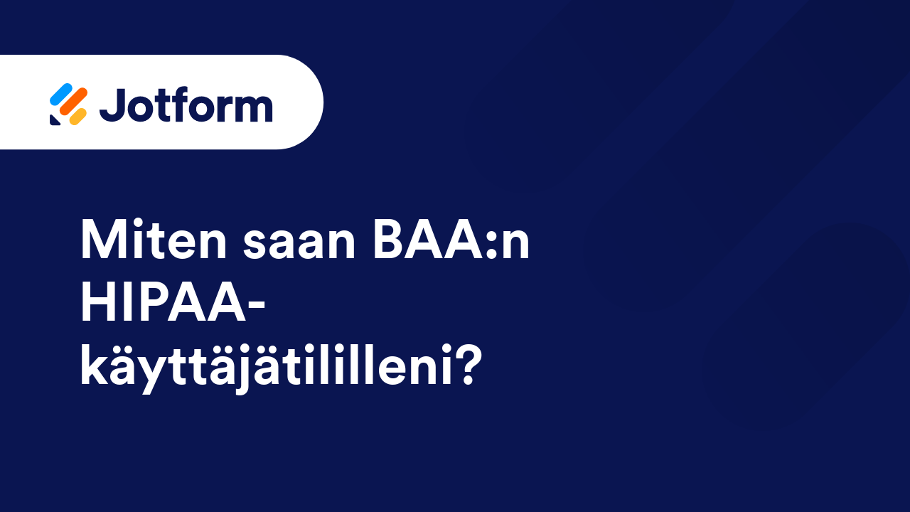 HIPAA-yhteensopivat lomakkeet