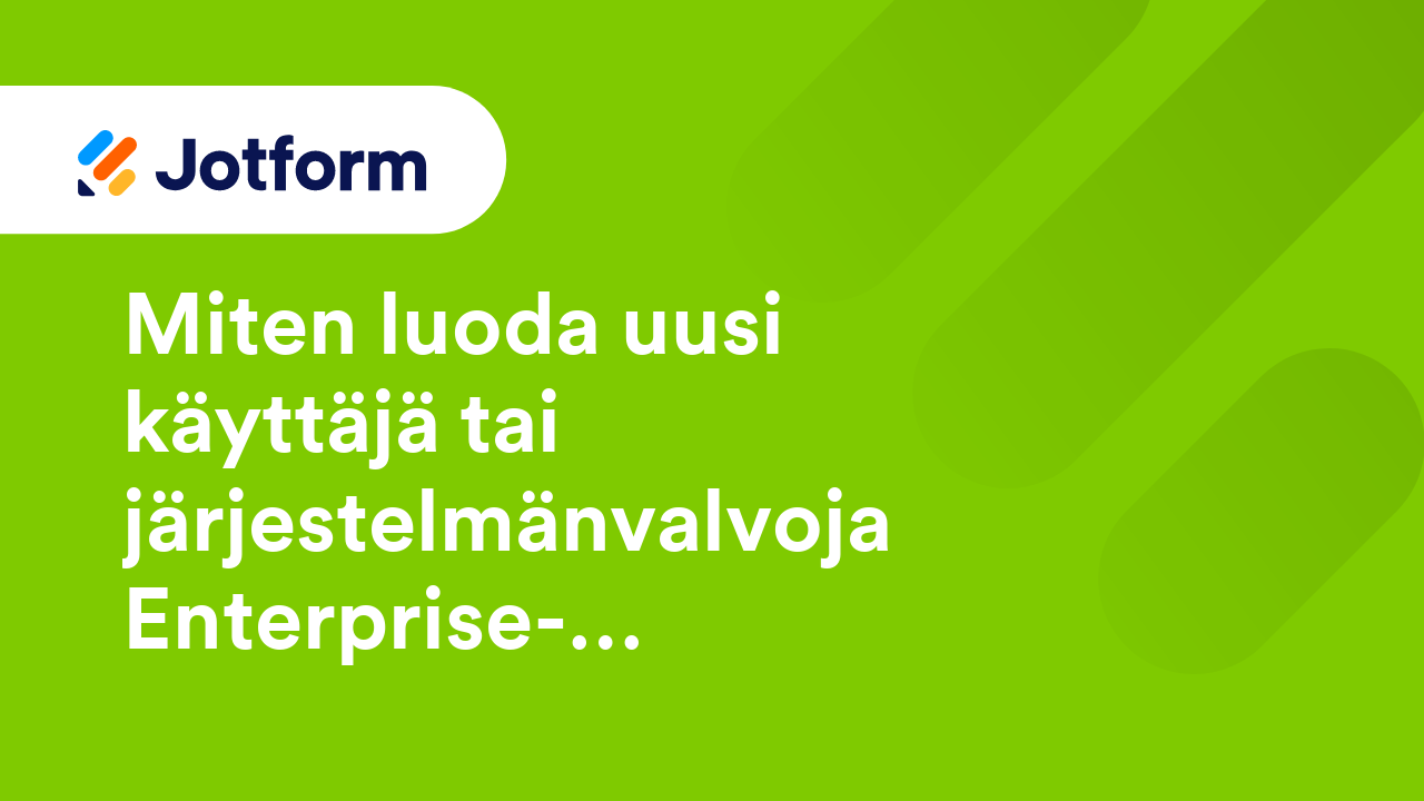 Jotform Enterprise