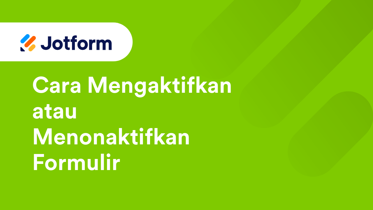 Mulai dengan Jotform