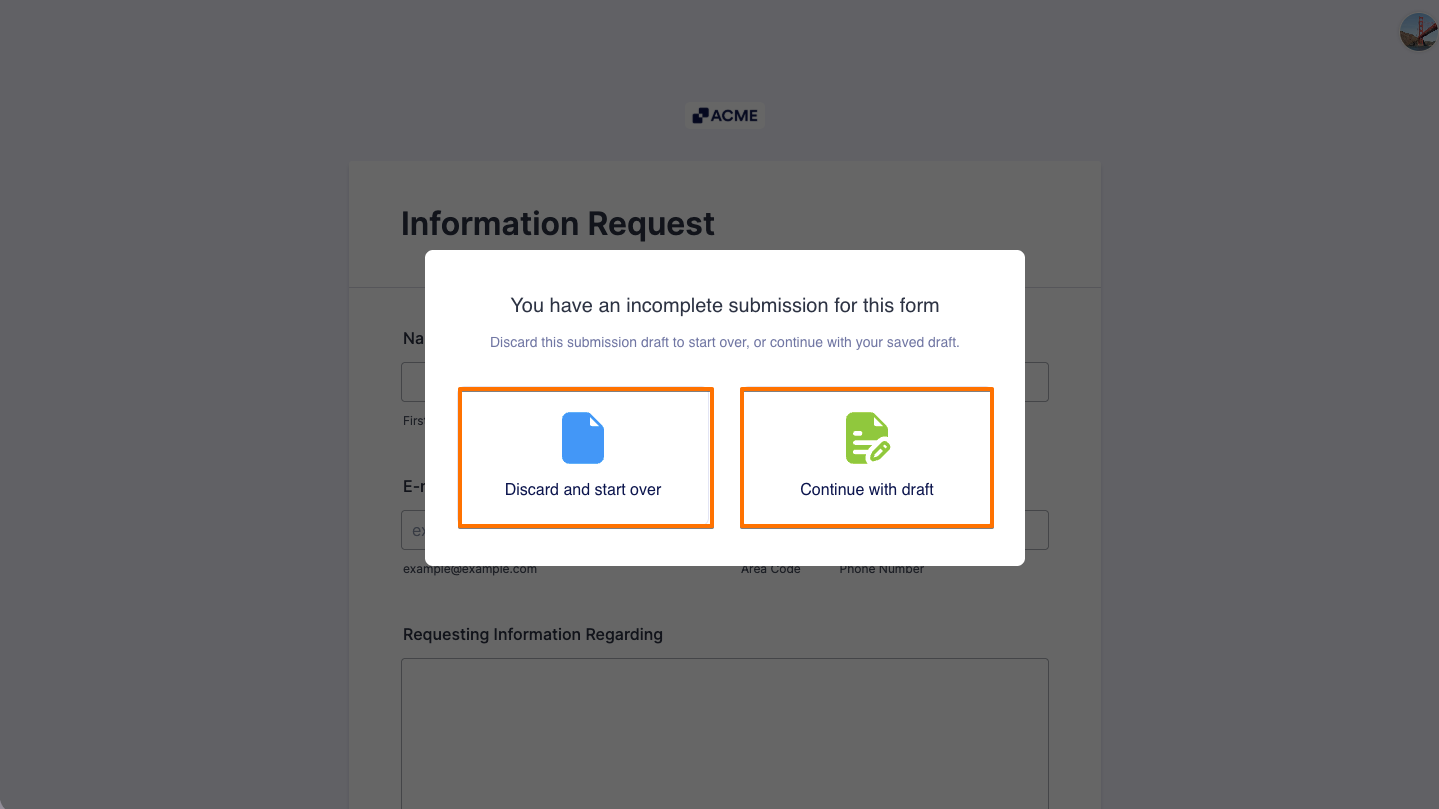 How to Enable Save and Continue Later on Forms Image-9