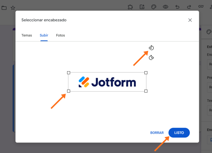 Cómo agregar un logotipo a su Formulario de Google Image-5