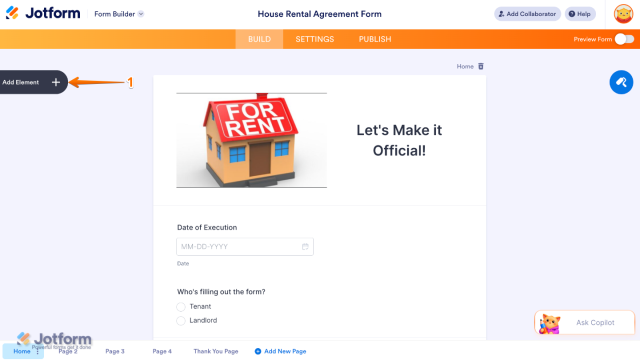 How to Add and Set Up the Short Scrollable Terms Widget on Your Form