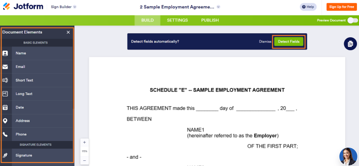 How to create a signable PDF form: Two easy ways with Jotform | Jotform ...