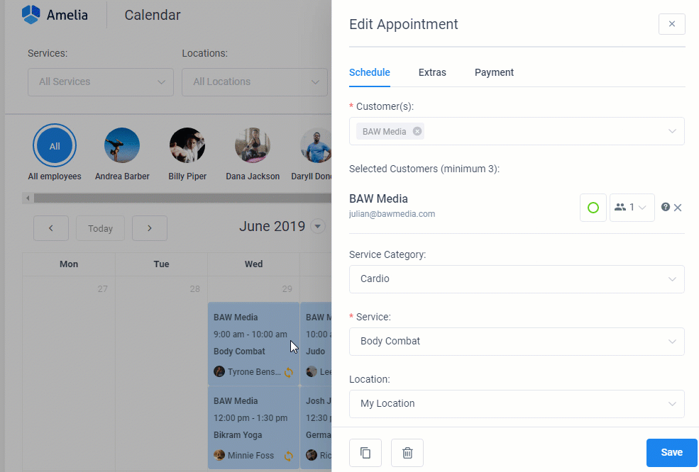 Capture d’écran de Amelia