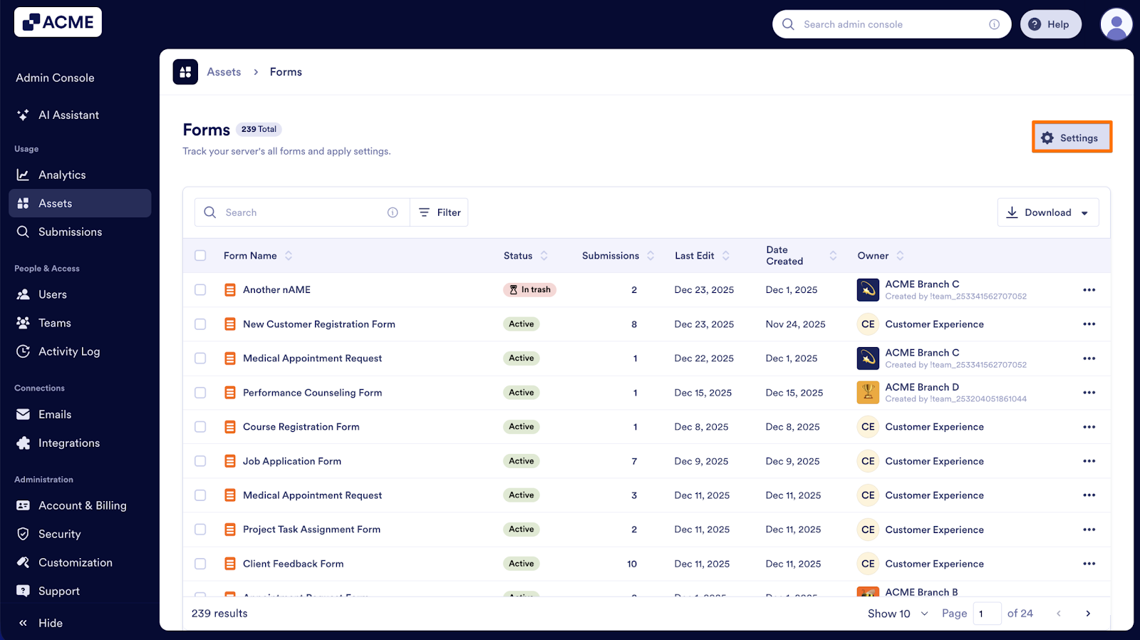 How to Manage AI Generated Form Templates Organization-Wide from the Admin Console Image-2