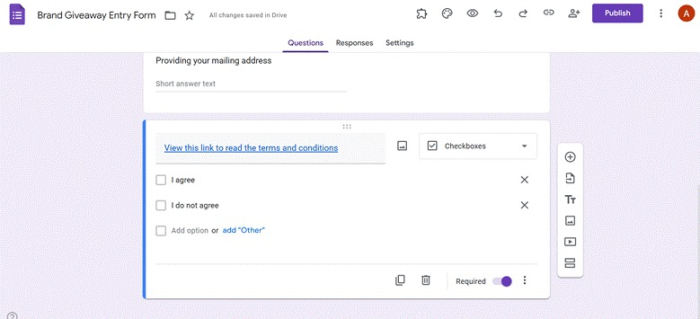 How to set up a giveaway on Google Forms | Jotform Blog