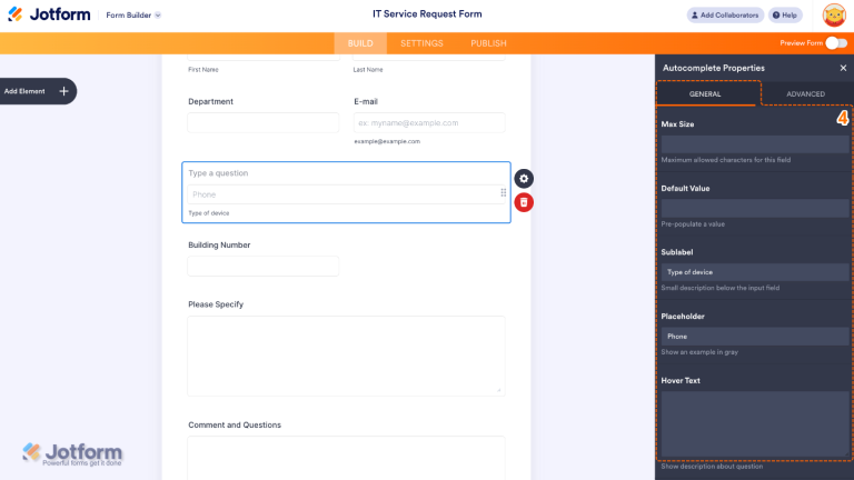 How to Add and Set Up the Autocomplete Widget on Your Form
