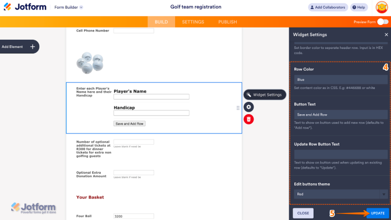 How to Add and Set Up the Matrix Dynamique Widget on Your Form